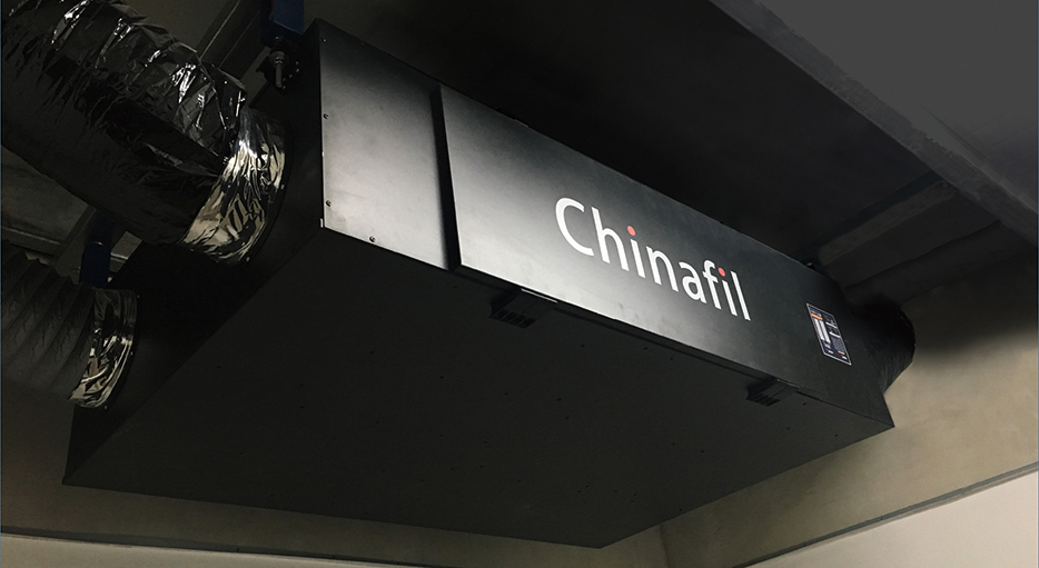 通遼三義堂項目人員用房新風(fēng)交換系統(tǒng)。