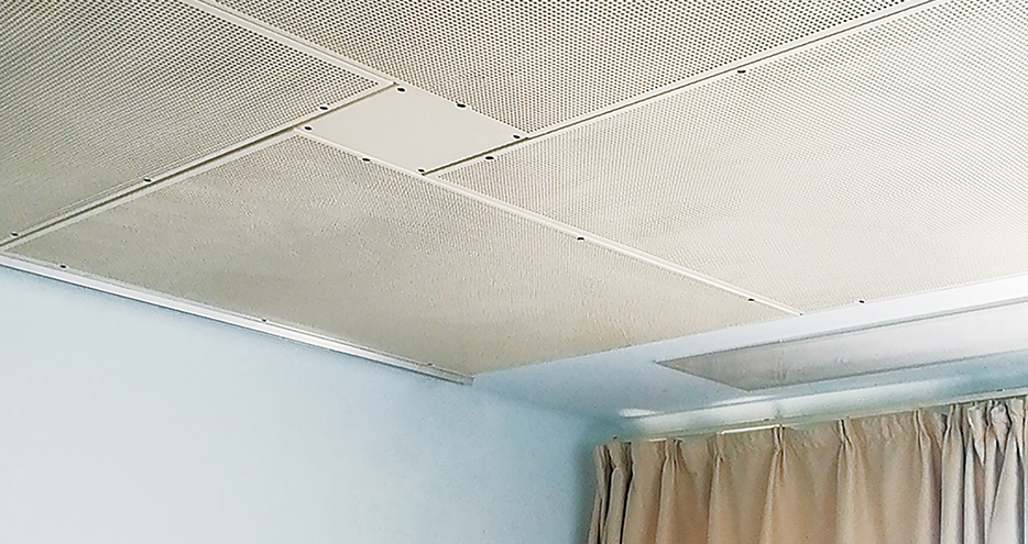 病房空氣過(guò)濾器安裝完成