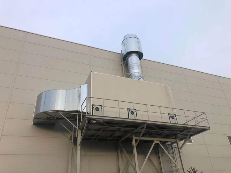 潔斐然VOC過濾箱體在歐洲順利投入使用